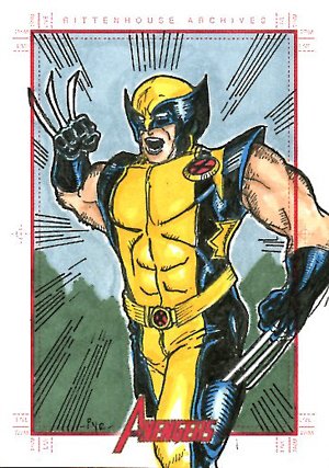 Rittenhouse Archives Marvel Greatest Heroes Sketch Card  Ian Yoshio Roberts