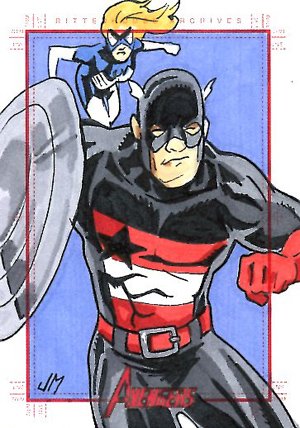 Rittenhouse Archives Marvel Greatest Heroes Sketch Card  Jake Minor