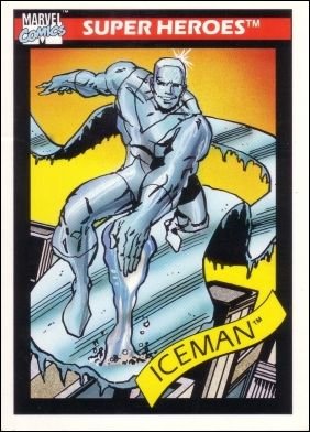 Impel Marvel Universe I Base Card 22 Iceman