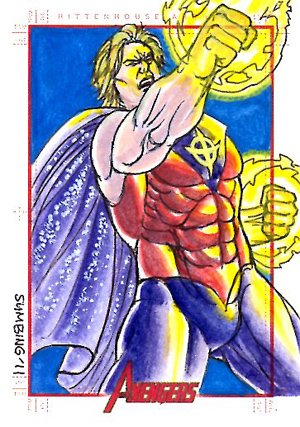 Rittenhouse Archives Marvel Greatest Heroes Sketch Card  Jake Sumbing
