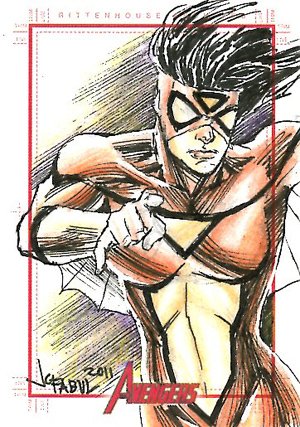 Rittenhouse Archives Marvel Greatest Heroes Sketch Card  JC Fabul