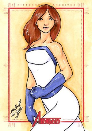 Rittenhouse Archives Marvel Greatest Heroes Sketch Card  Jeanette Swift