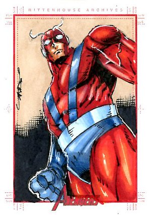 Rittenhouse Archives Marvel Greatest Heroes Sketch Card  Jim Kyle