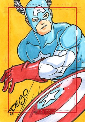 Rittenhouse Archives Marvel Greatest Heroes Sketch Card  Joseph O'Brien