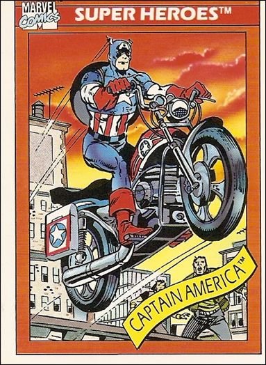Impel Marvel Universe I Base Card 31 Captain America