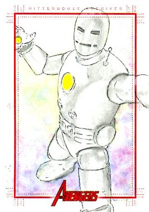 Rittenhouse Archives Marvel Greatest Heroes Sketch Card  Justin Chung