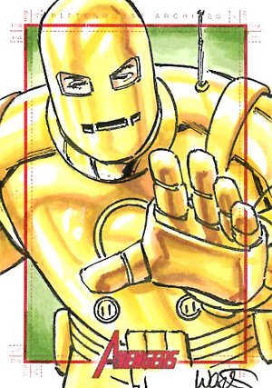 Rittenhouse Archives Marvel Greatest Heroes Sketch Card  Kevin West