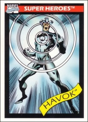 Impel Marvel Universe I Base Card 35 Havok