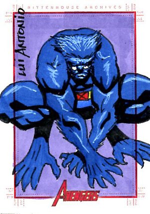 Rittenhouse Archives Marvel Greatest Heroes Sketch Card  Lui Antonio