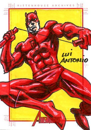 Rittenhouse Archives Marvel Greatest Heroes Sketch Card  Lui Antonio