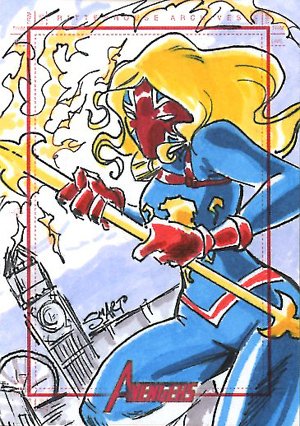 Rittenhouse Archives Marvel Greatest Heroes Sketch Card  Luke Smarto