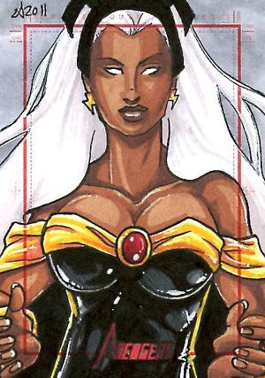 Rittenhouse Archives Marvel Greatest Heroes Sketch Card  Lynne Anderson