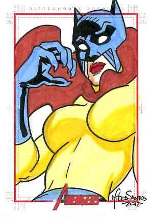 Rittenhouse Archives Marvel Greatest Heroes Sketch Card  Mark Dos Santos