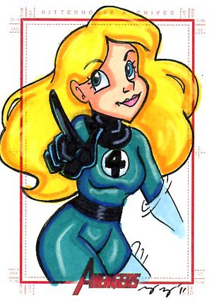 Rittenhouse Archives Marvel Greatest Heroes Sketch Card  Mary Bellamy