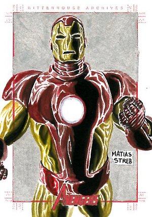 Rittenhouse Archives Marvel Greatest Heroes Sketch Card  Matias Streb