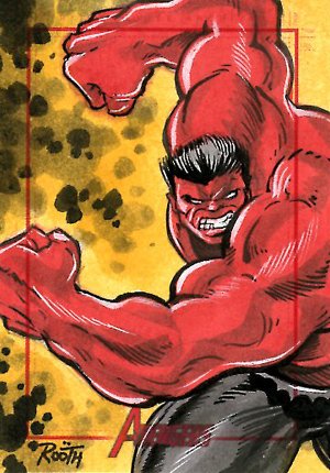 Rittenhouse Archives Marvel Greatest Heroes Sketch Card  Michael Rooth