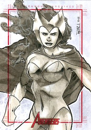 Rittenhouse Archives Marvel Greatest Heroes Sketch Card  Richard Cox