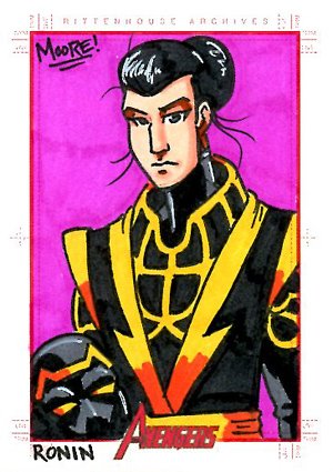 Rittenhouse Archives Marvel Greatest Heroes Sketch Card  Sean Moore