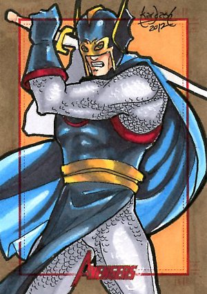 Rittenhouse Archives Marvel Greatest Heroes Sketch Card  Stacey Kardash
