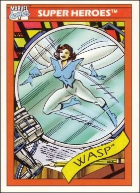 Impel Marvel Universe I Base Card 51 Wasp