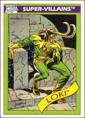Impel Marvel Universe I Base Card 54 Loki
