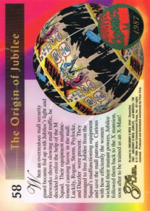 Fleer Marvel Annual Flair '94 Base Card 58 Jubilee