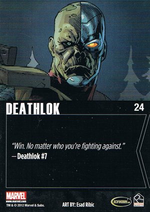 Rittenhouse Archives Marvel Greatest Heroes Base Card 24 Deathlok