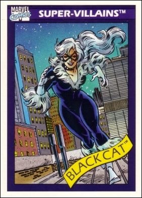 Impel Marvel Universe I Base Card 72 Black Cat
