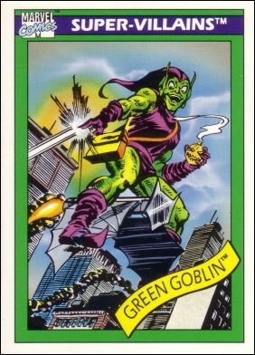 Impel Marvel Universe I Base Card 74 Green Goblin