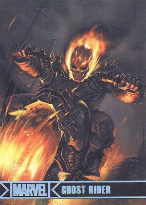 Rittenhouse Archives Marvel Greatest Heroes Parallel Base Set 32 Ghost Rider
