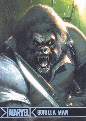 Rittenhouse Archives Marvel Greatest Heroes Parallel Base Set 33 Gorilla Man