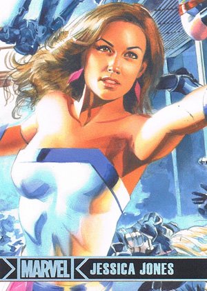 Rittenhouse Archives Marvel Greatest Heroes Parallel Base Set 44 Jessica Jones