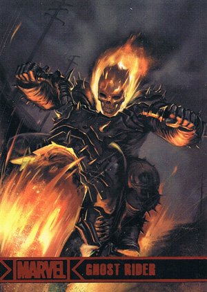 Rittenhouse Archives Marvel Greatest Heroes Base Card 32 Ghost Rider