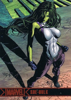 Rittenhouse Archives Marvel Greatest Heroes Base Card 66 She-Hulk