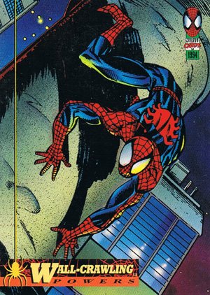 Fleer The Amazing Spider-Man Base Card 1 Wall-Crawling
