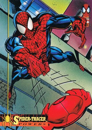 Fleer The Amazing Spider-Man Base Card 4 Spider-Tracers