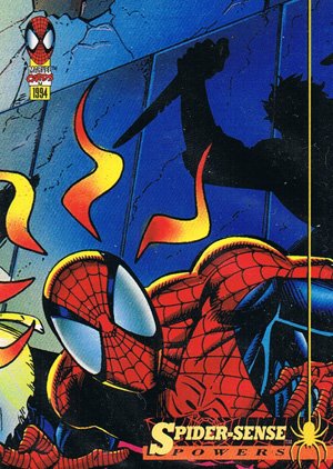 Fleer The Amazing Spider-Man Base Card 9 Spider-Sense