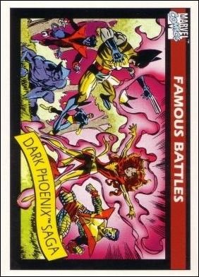 Impel Marvel Universe I Base Card 98 Dark Phoenix Saga