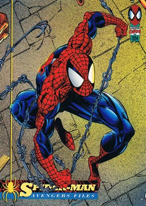 Fleer The Amazing Spider-Man Base Card 32 Spider-Man