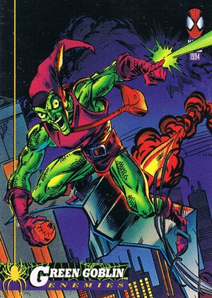 Fleer The Amazing Spider-Man Base Card 46 Green Goblin