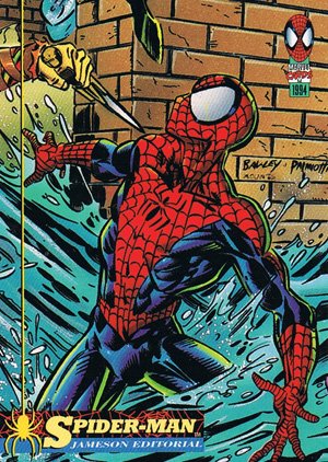Fleer The Amazing Spider-Man Base Card 62 Spider-Man
