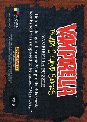 Breygent Marketing Vampirella Puzzle Card VP-5 
