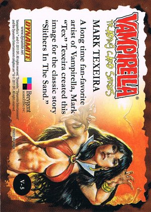 Breygent Marketing Vampirella Base Card V-5 Mark Texeira