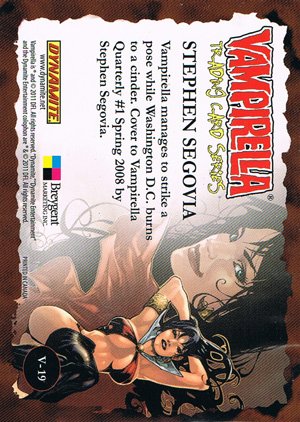 Breygent Marketing Vampirella Base Card V-19 Stephen Segovia
