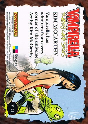 Breygent Marketing Vampirella Base Card V-22 Kim McCarthy