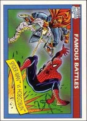 Impel Marvel Universe I Base Card 112 Spider-Man vs. Hobgoblin