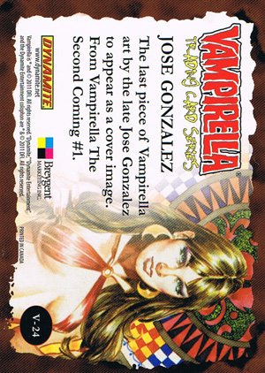 Breygent Marketing Vampirella Base Card V-24 Jose Gonzalez