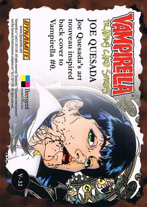 Breygent Marketing Vampirella Base Card V-32 Joe Quesada