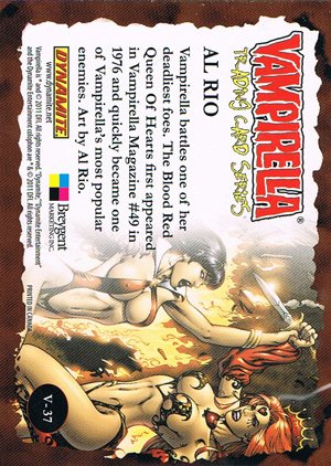 Breygent Marketing Vampirella Base Card V-37 Al Rio