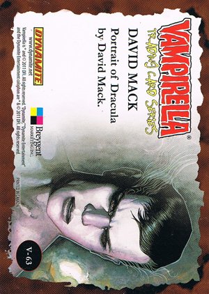 Breygent Marketing Vampirella Base Card V-63 David Mack